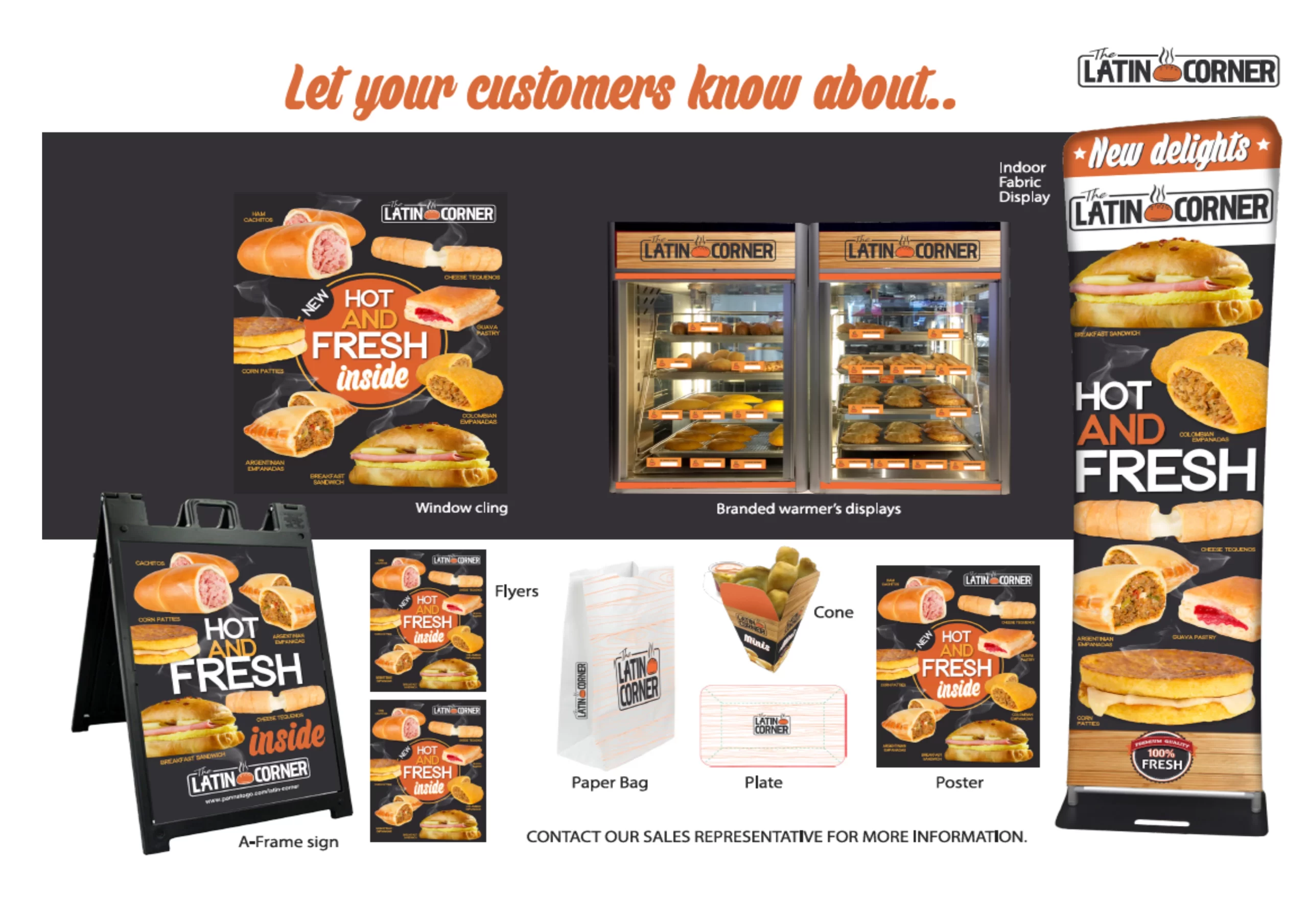 LET YOUR CUSTOMERS KNOW ABOUT...